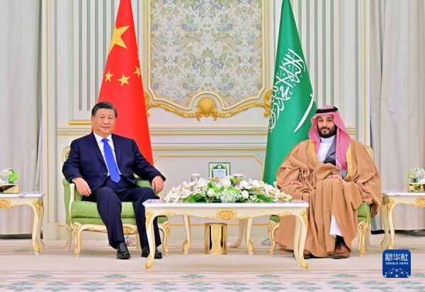 習近平同沙特王儲兼首相穆罕默德舉行會談